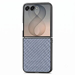Avizar Coque pour Galaxy Z Flip 8 Effet Cuir Carbone avec Bords Surélevés Avizar Coque pour Galaxy Z Flip 8 Effet Cuir Carbone avec Bords Surélevés