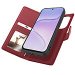 Mayaxess Étui Portefeuille 2 en 1 pour Honor 600 Smart Anti-RFID avec Coque Détachable Noir