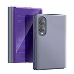 Avizar Étui Clapet Miroir pour Galaxy Z Fold8 Effet Cuir avec Support Mains-Libres