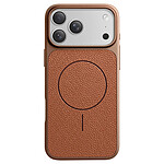 Avizar Coque MagSafe pour iPhone 17 Pro Max Bi-Matière Antichoc Texture Cuir Avizar Coque MagSafe pour iPhone 17 Pro Max Bi-Matière Antichoc Texture Cuir