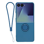 Avizar Coque pour Galaxy Z Flip8 Soft-Touch avec Bague de Support et Dragonne