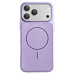 Avizar Coque MagSafe pour iPhone 17 Pro Bi-Matière Antichoc Texture Cuir Avizar Coque MagSafe pour iPhone 17 Pro Bi-Matière Antichoc Texture Cuir