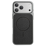 Avizar Coque MagSafe pour iPhone 17 Pro Max Bi-Matière Antichoc Texture Cuir Avizar Coque MagSafe pour iPhone 17 Pro Max Bi-Matière Antichoc Texture Cuir