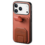 Avizar Coque pour iPhone 17 Pro Max Effet Tissu avec Support et Porte-Cartes Avizar Coque pour iPhone 17 Pro Max Effet Tissu avec Support et Porte-Cartes