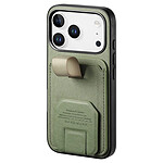 Avizar Coque pour iPhone 17 Pro Max Effet Tissu avec Support et Porte-Cartes Avizar Coque pour iPhone 17 Pro Max Effet Tissu avec Support et Porte-Cartes