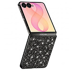 Avizar Coque pour Samsung Galaxy Z Flip 8 Pailletée avec Contour Chromé Avizar Coque pour Samsung Galaxy Z Flip 8 Pailletée avec Contour Chromé