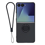 Avizar Coque pour Galaxy Z Flip 8 Soft-Touch avec Bague de Support et Dragonne Avizar Coque pour Galaxy Z Flip 8 Soft-Touch avec Bague de Support et Dragonne
