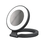 ShiftCam Support Magnétique pour Smartphone avec Miroir Intégré et Éclairage LED Noir Minuit