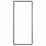 Northjo Verre Trempé pour Galaxy Z Fold 8 Ultra 9H Bord à Bord Noir / Transparent