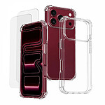 Evetane Coque iPhone 18 Pro Antichoc Silicone bords renforcés + 2 Vitres en verre trempé Protection écran