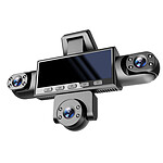 Avizar Dashcam pour Voiture Full HD 1080P avec Vision 360° et Caméra de Recul