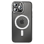 Avizar Coque pour iPhone 14 Pro Max Compatible MagSafe avec Contour à Strass
