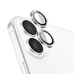 Zanaé Protection Caméra Camera pour iPhone 17 avec Cerclage Aluminium Renforcé Argent
