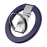 Zanaé Support et Bague Magnétique Compatible iPhone MagSafe / PixelSnap Pliable Bleu nuit
