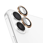 Zanaé Protection Caméra Camera pour iPhone 17 avec Cerclage Aluminium Renforcé Dorée