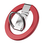 Zanaé Support et Bague Magnétique Compatible iPhone MagSafe / PixelSnap Pliable Rouge