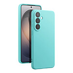 Coque pour Galaxy S26 Plus en Silicone Soft-Touch avec Doublure Microfibre Turquoise