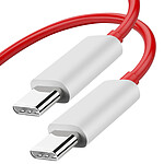 ONEPLUS Câble USB-C 6.5A Warp Charge 1m Rouge ONEPLUS Câble USB-C 6.5A Warp Charge 1m Rouge