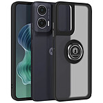 Coque pour Motorola Moto G35 Bague Métallique Support Vidéo Noir Coque pour Motorola Moto G35 Bague Métallique Support Vidéo Noir