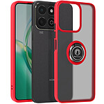 Coque pour Honor 200 Smart Bague Métallique Support Vidéo Rouge Coque pour Honor 200 Smart Bague Métallique Support Vidéo Rouge