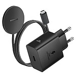 Samsung Chargeur Sans fil Qi2 25W pour Galaxy S25 / S26 avec Chargeur Secteur USB C 45W Noir Samsung Chargeur Sans fil Qi2 25W pour Galaxy S25 / S26 avec Chargeur Secteur USB C 45W Noir