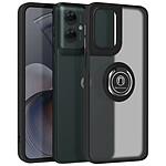 Coque pour Motorola Moto G55 Bague Métallique Support Vidéo Noir Coque pour Motorola Moto G55 Bague Métallique Support Vidéo Noir