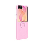 Samsung Coque pour Galaxy Z Flip 8 avec Anneau Magnétique en Silicone Soft-Touch Rose Samsung Coque pour Galaxy Z Flip 8 avec Anneau Magnétique en Silicone Soft-Touch Rose