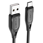 CYGNETT Câble USB-C vers USB-A Charge et Transfert 3A 60W Essentials 2m Noir CYGNETT Câble USB-C vers USB-A Charge et Transfert 3A 60W Essentials 2m Noir