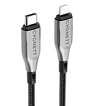 CYGNETT Câble USB-C vers USB-C Armoured Charge 100W et Synchronisation 480 Mbps 50cm Noir CYGNETT Câble USB-C vers USB-C Armoured Charge 100W et Synchronisation 480 Mbps 50cm Noir