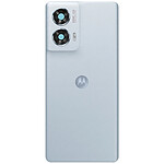 MOTOROLA Vitre arrière pour Motorola Edge 50 Fusion Original Service Pack Bleu pâle