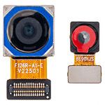 Samsung Caméra Arrière pour Galaxy A14 5G Capteur Principal et Macro Service Pack Noir / Argent