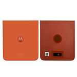 MOTOROLA Cache batterie pour Motorola Razr 50 Original Service Pack Orange
