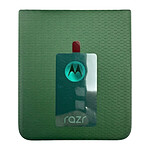 MOTOROLA Vitre Face Arrière Service Pack pour Motorola Razr 70 Plus Vert fougère