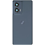 MOTOROLA Vitre arrière pour Motorola Edge 50 Fusion Original Service Pack Bleu nuit