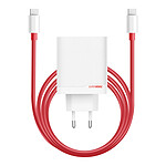 ONEPLUS Chargeur Secteur 120W Double Port USB et USB C avec Câble 1m Blanc