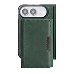 Étui Portefeuille pour iPhone Duo Détachable Compatible MagSafe Vert