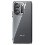 Mayaxess Coque pour Redmi 17C 5G en Silicone Souple avec Bords Surélevés Transparent