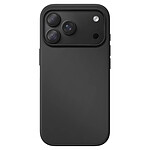 Coque MagSafe pour iPhone 18 Pro Max en Silicone avec Bords Relevés Noir