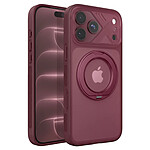 Générique Coque MagSafe pour iPhone 18 Pro avec Dos Translucide et Anneau Rotatif Bordeaux Générique Coque MagSafe pour iPhone 18 Pro avec Dos Translucide et Anneau Rotatif Bordeaux