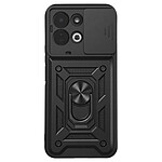 Mayaxess Coque pour Redmi 17 avec Cache Caméra Coulissant et Bague Magnétique Noir