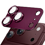 Protection Caméra pour iPhone 18 Pro Max en Verre Trempé avec Cadre Titane Bordeaux Protection Caméra pour iPhone 18 Pro Max en Verre Trempé avec Cadre Titane Bordeaux
