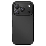 Coque MagSafe pour iPhone 18 Pro en Silicone avec Bords Relevés Noir Coque MagSafe pour iPhone 18 Pro en Silicone avec Bords Relevés Noir