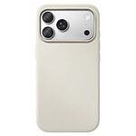 Coque MagSafe pour iPhone 18 Pro Max en Silicone avec Bords Relevés Beige Coque MagSafe pour iPhone 18 Pro Max en Silicone avec Bords Relevés Beige