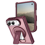 Générique Coque pour iPhone Duo Compatible MagSafe avec Support Béquille Bordeaux Générique Coque pour iPhone Duo Compatible MagSafe avec Support Béquille Bordeaux