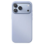Coque MagSafe pour iPhone 18 Pro Max en Silicone avec Bords Relevés Bleu Coque MagSafe pour iPhone 18 Pro Max en Silicone avec Bords Relevés Bleu