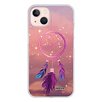 Evetane Coque iPhone 13 silicone transparente Motif Attrape rêve rose ultra resistant Evetane Coque iPhone 13 silicone transparente Motif Attrape rêve rose ultra resistant