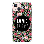 Evetane Coque iPhone 13 silicone transparente Motif La Vie en Rose ultra resistant Evetane Coque iPhone 13 silicone transparente Motif La Vie en Rose ultra resistant