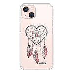 Evetane Coque iPhone 13 silicone transparente Motif Attrape coeur ultra resistant Evetane Coque iPhone 13 silicone transparente Motif Attrape coeur ultra resistant