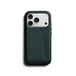 Générique Coque pour iPhone 18 Pro / iPhone 17 Pro en Cuir Série 3 Card avec Support Vert