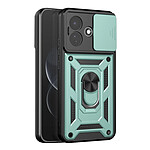 Coque pour Redmi Note 17 Pro avec Anneau Support et Cache Caméra Coulissant Noir Coque pour Redmi Note 17 Pro avec Anneau Support et Cache Caméra Coulissant Noir